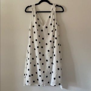 Just black and white poke a dot dress